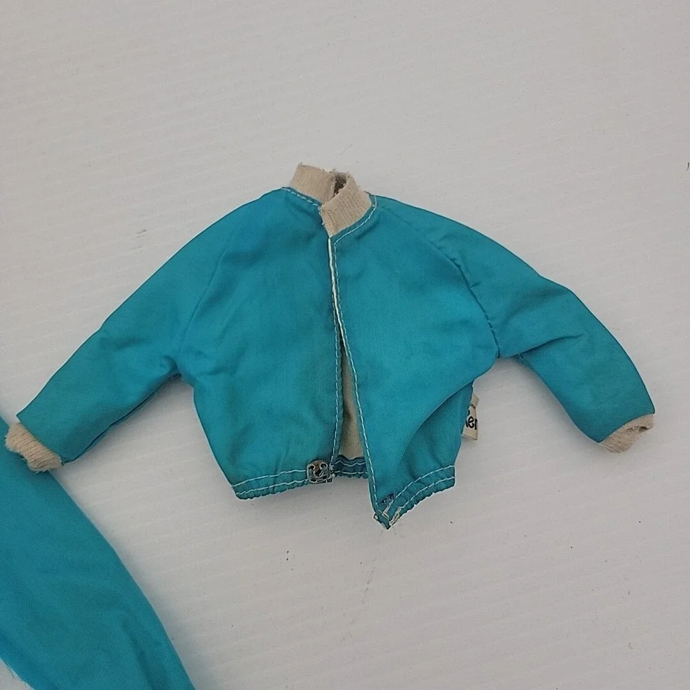 Barbie Twice As Nice Reversible Ken Doll Jacket Set -Blue /‎ white -1980s